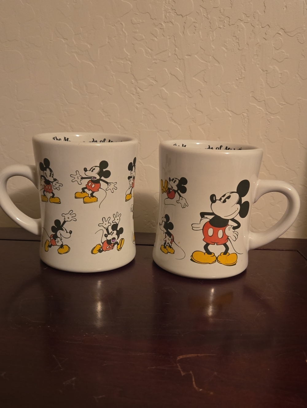 Disney Mickey Mouse Ceramic Mug Set -